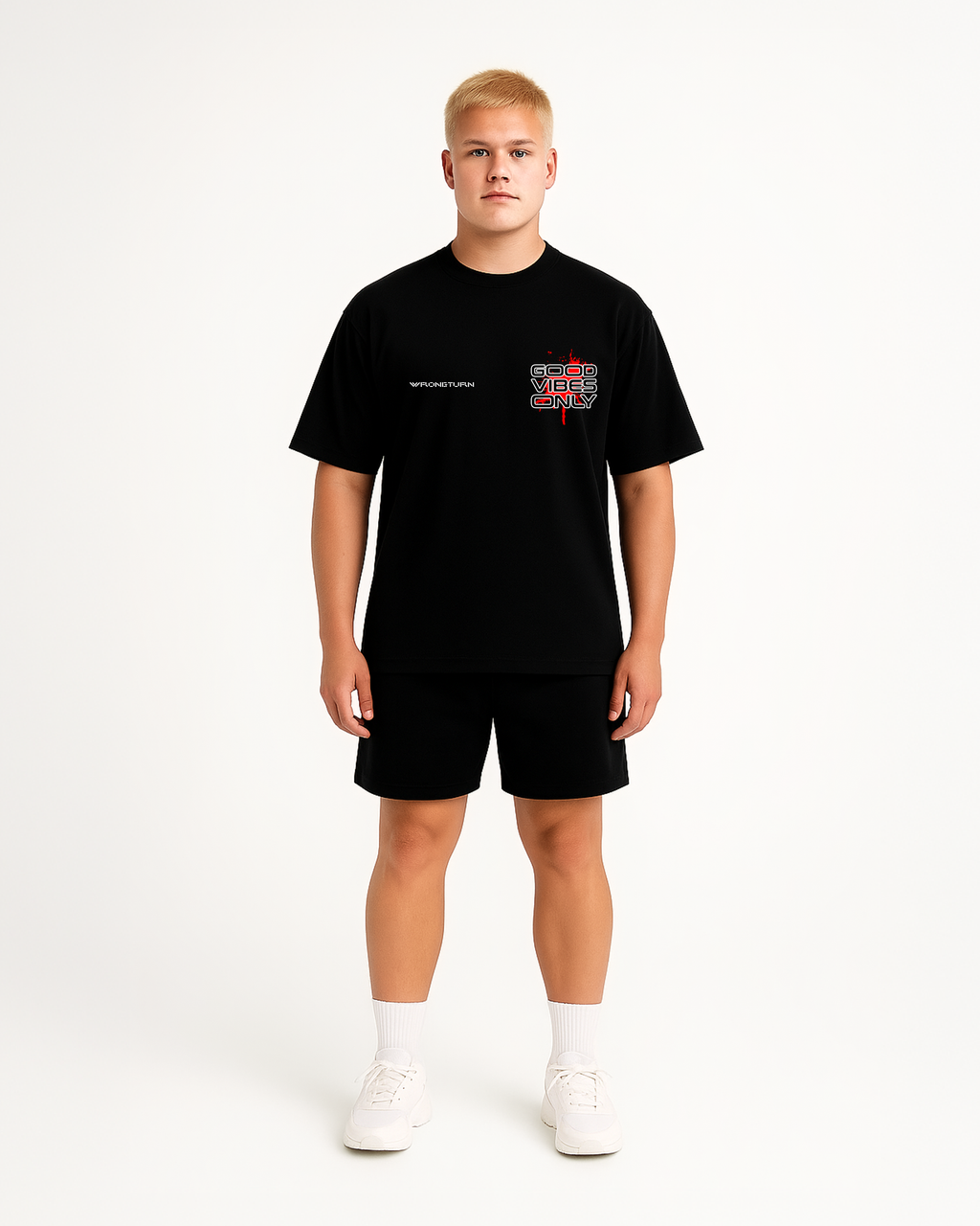 GOOD VIBES ONLY Oversized Tee